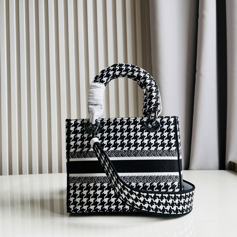 Dior Lady D-lite Women Shouler Bags 24cm