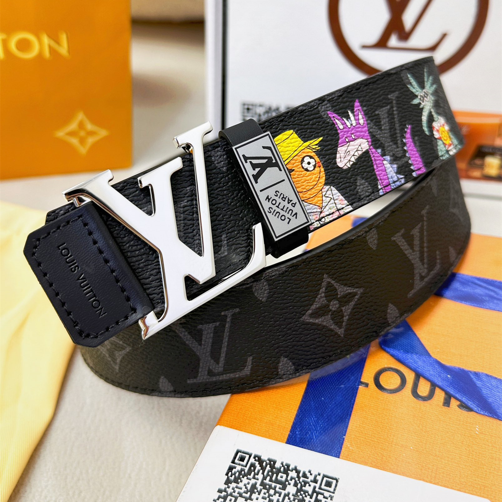 Louis Vuitton Mens Belt Width 3.8cm