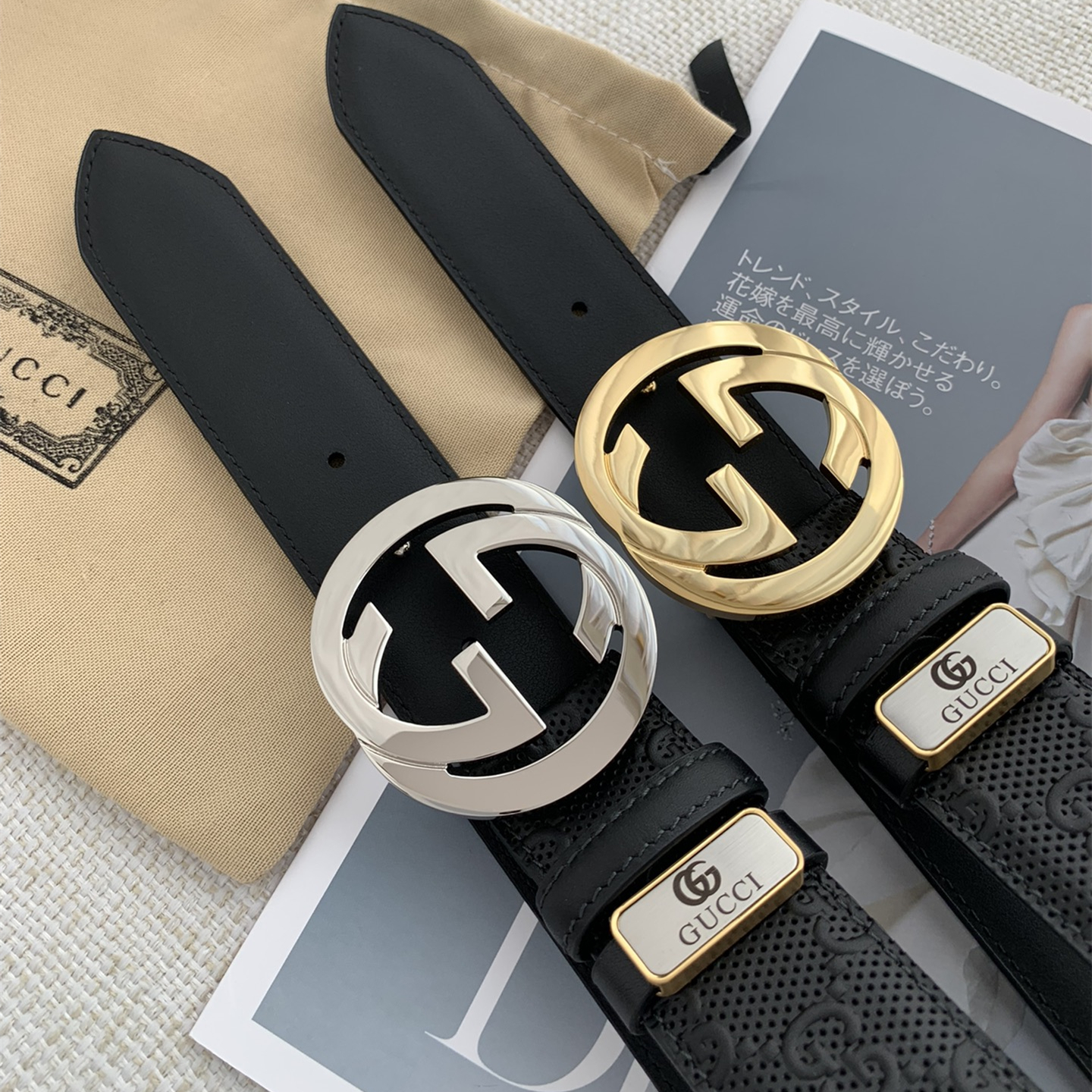 Gucci Mens Belt Width 3.8cm