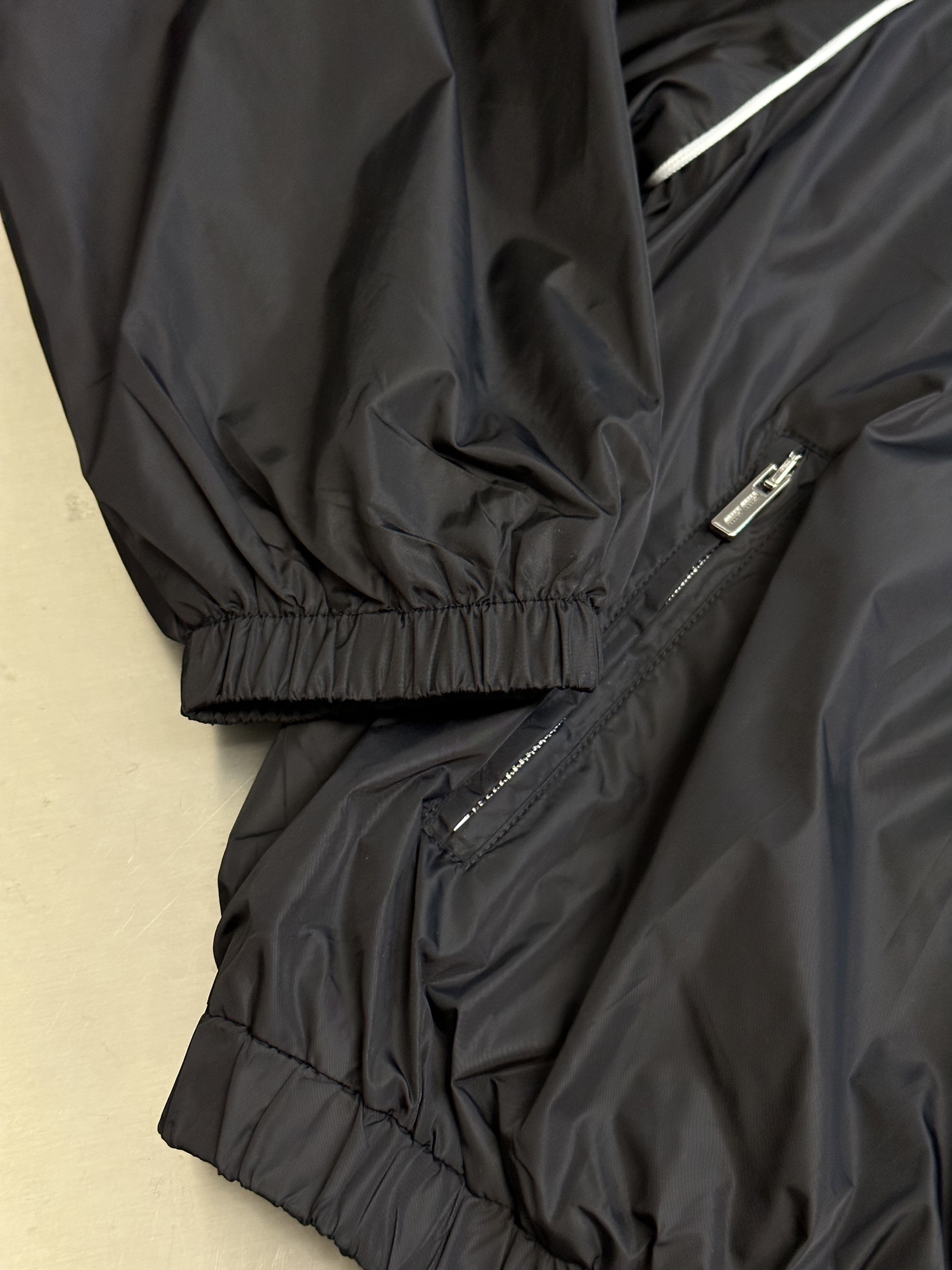 MiuMiu Nylon Zipper Hooded Jacket Size S-XL