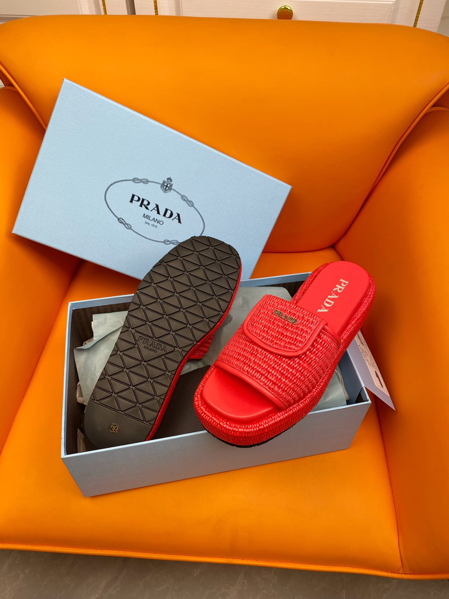 Prada 2024 New Monolith sandals Size 36-40