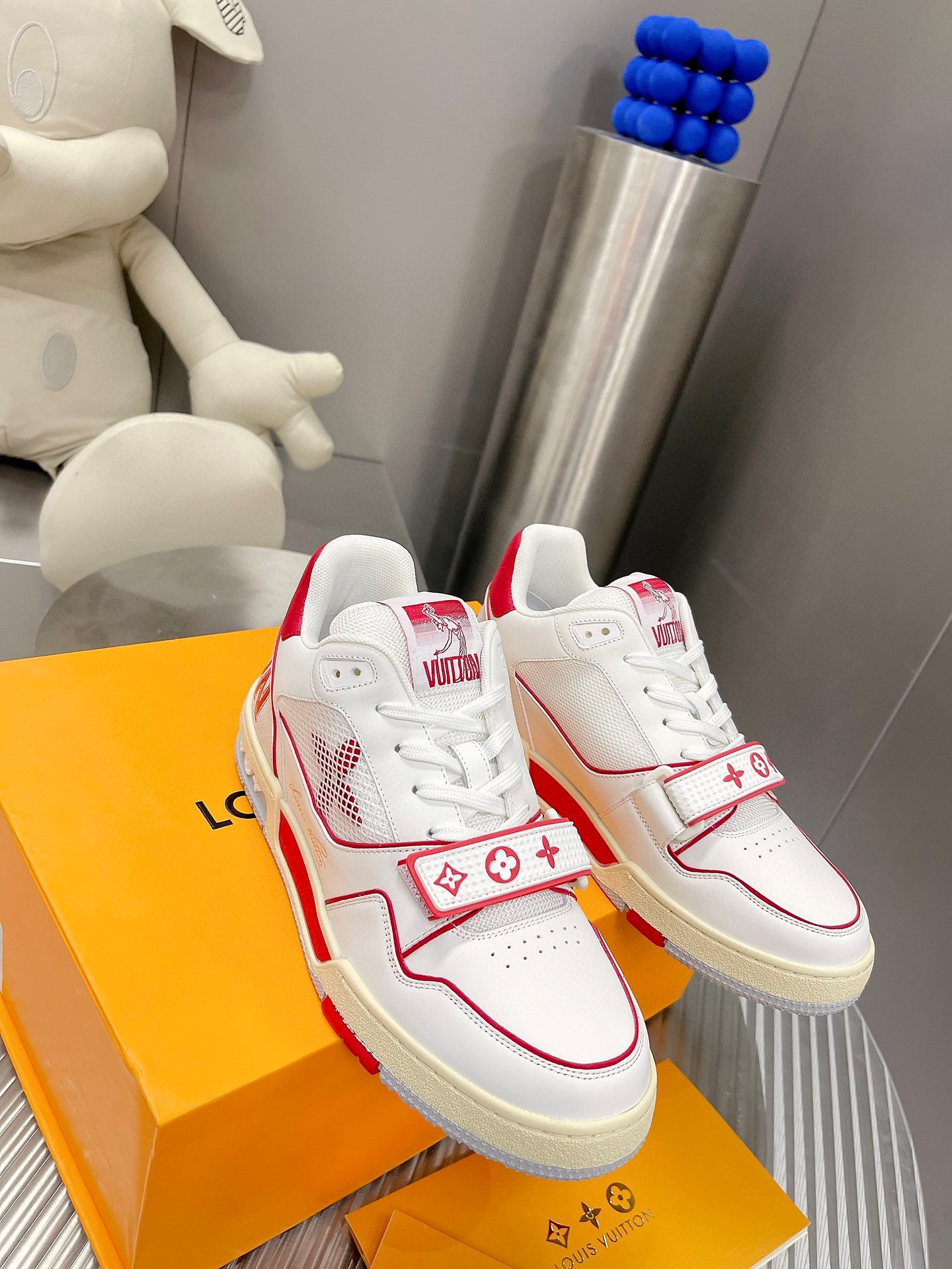 Louis Vuitton LV Trainer Velcro Strap Sneaker Size 36-46