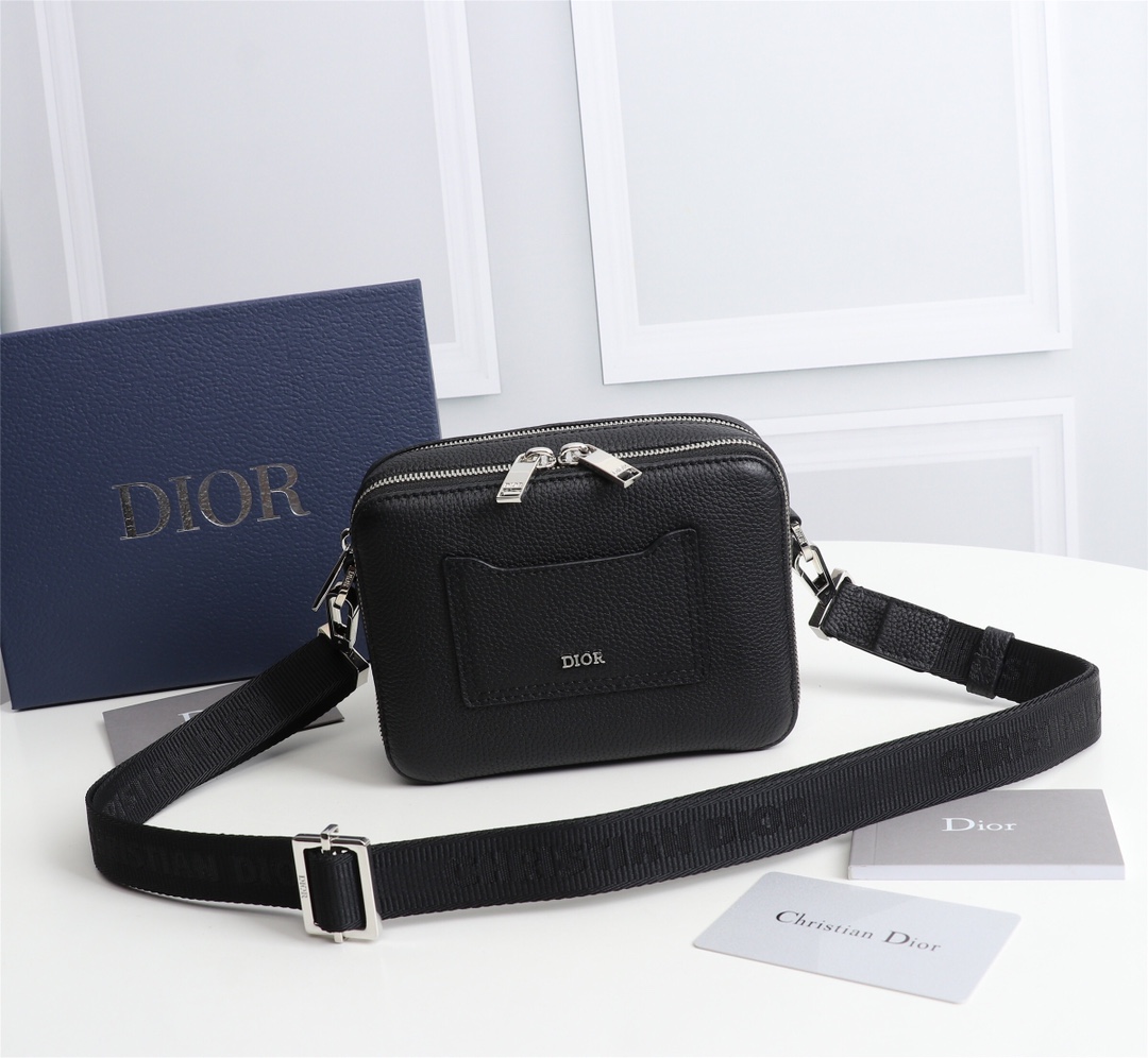 Dior Mens Shoulder Bags 17*12.5*5cm
