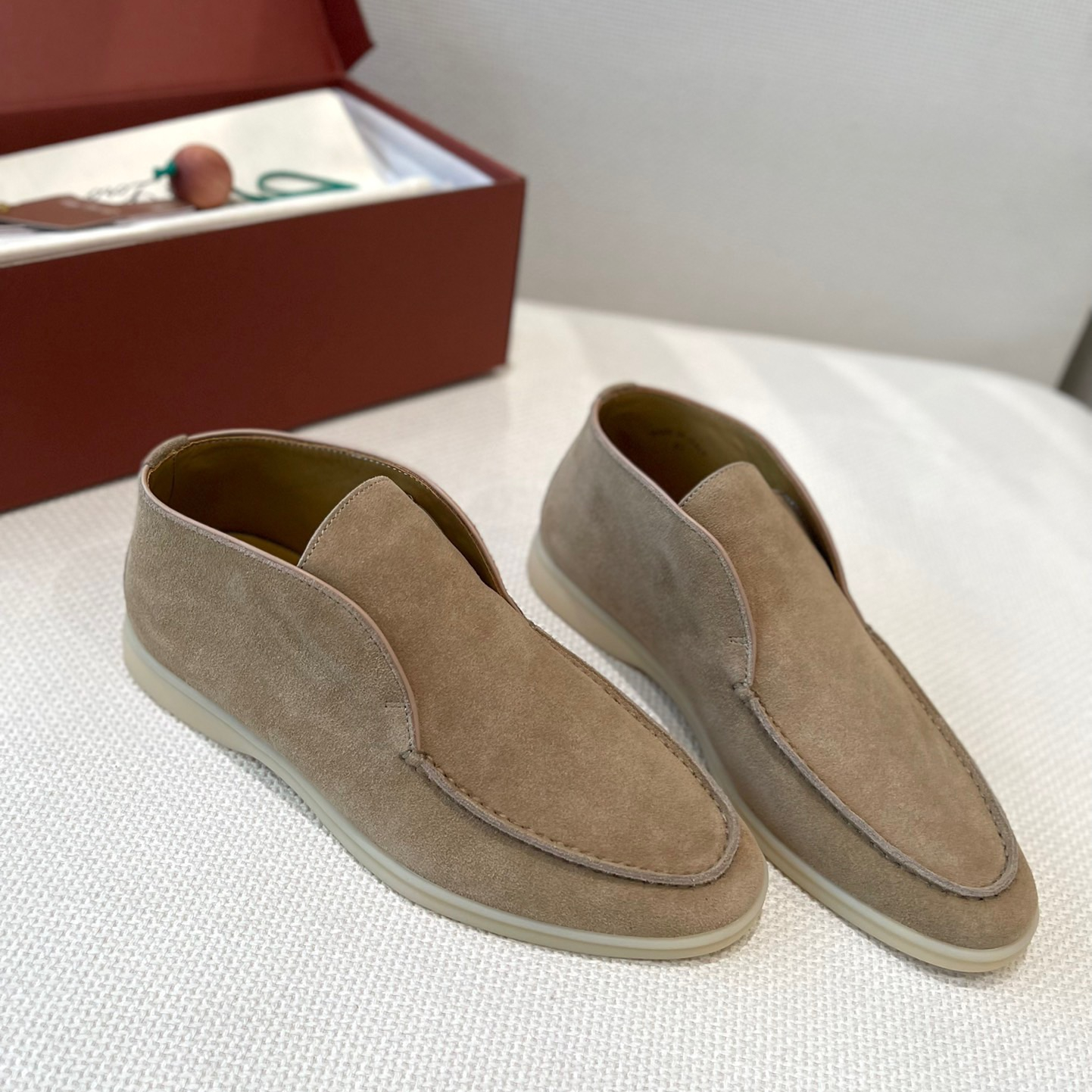 Loro Piana Unisex Loafers High Top Size 36-45