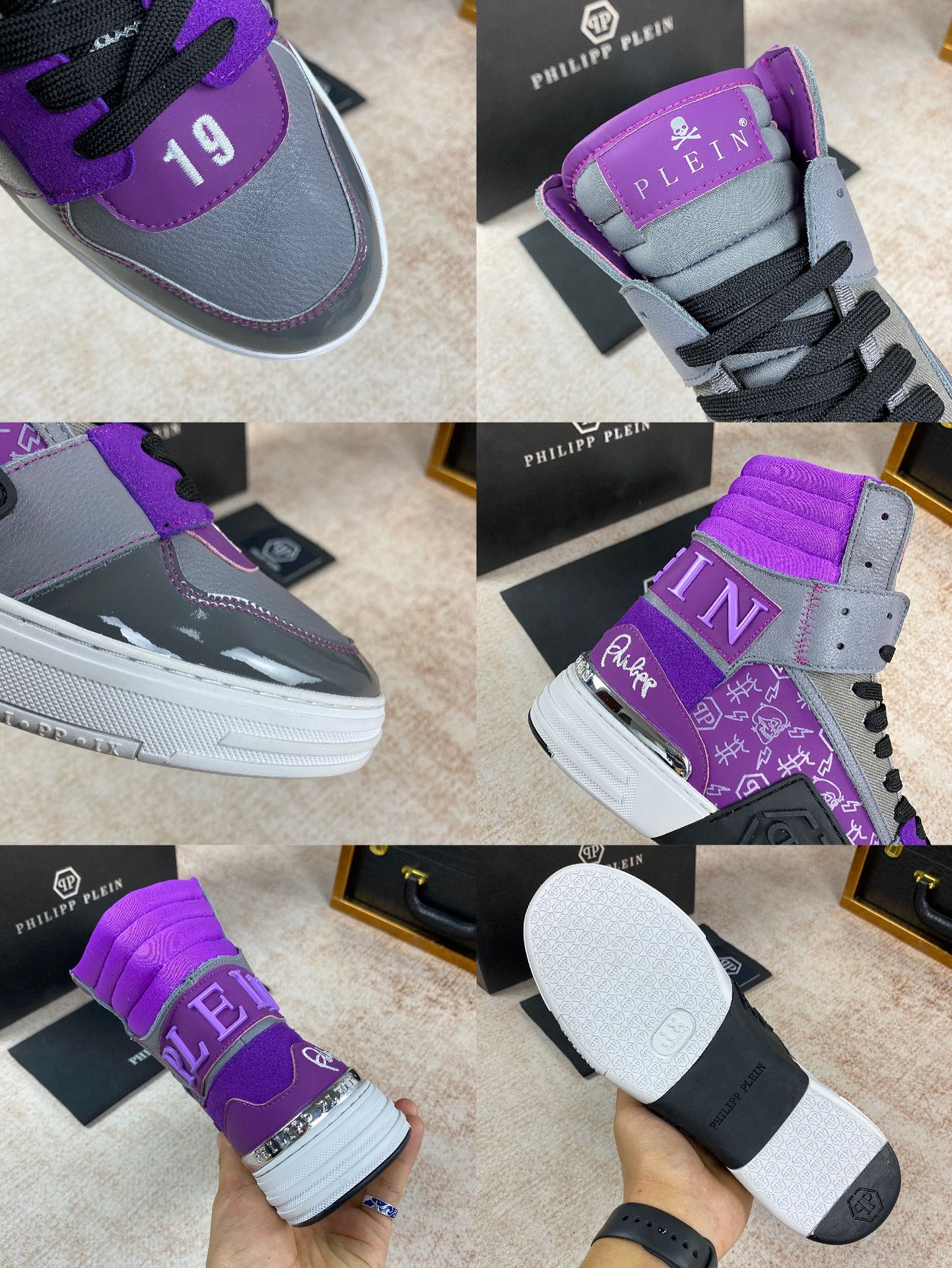 Philipp Plein Mens Outdoor Sneakers Shoes 38 - 45