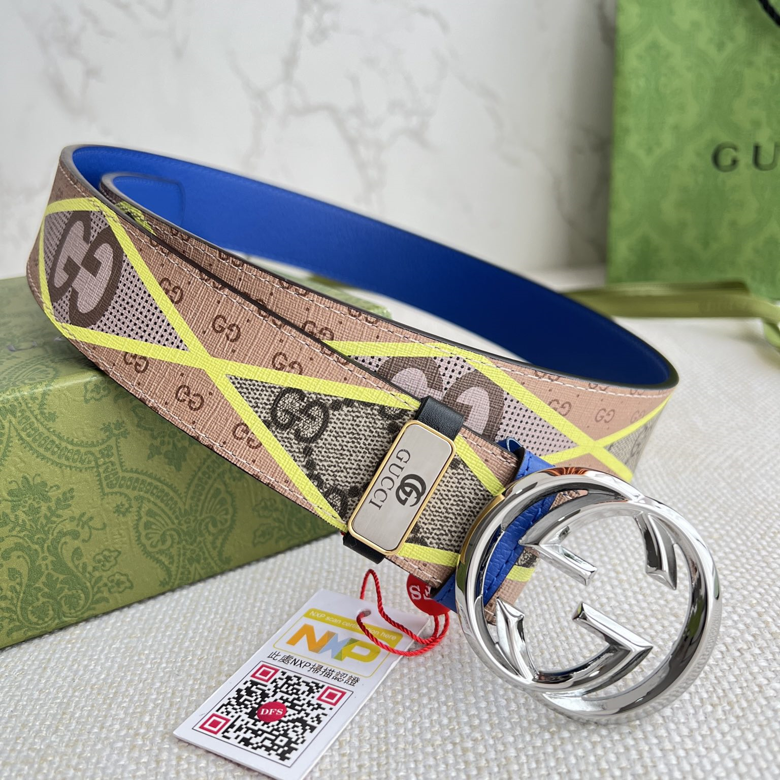 Gucci Mens Belt Width 3.8cm