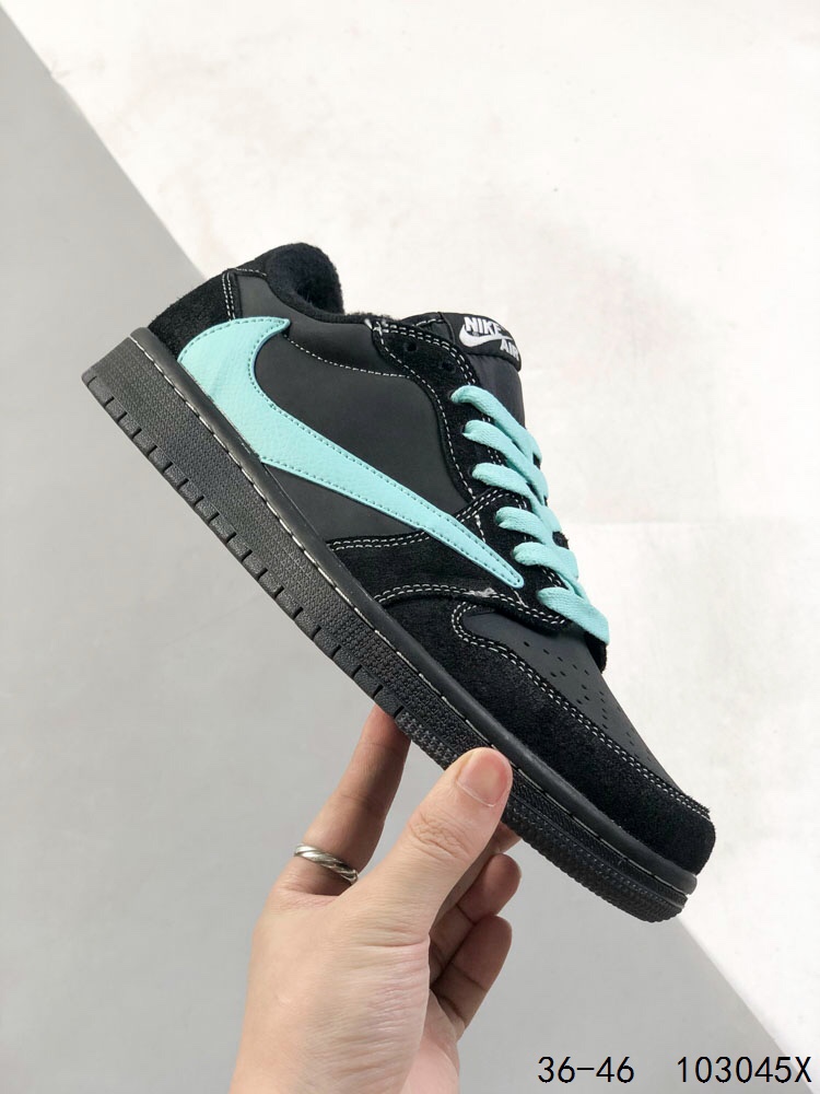 Nike Air Jordan 1 x Travis Scott Low Top Sneaker Shoes Gr. 36-46