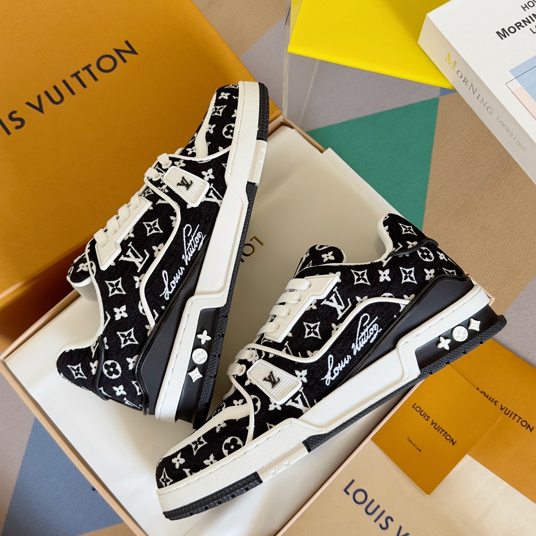Louis Vuitton 2024New LV Trainer Sneaker Size 36-46