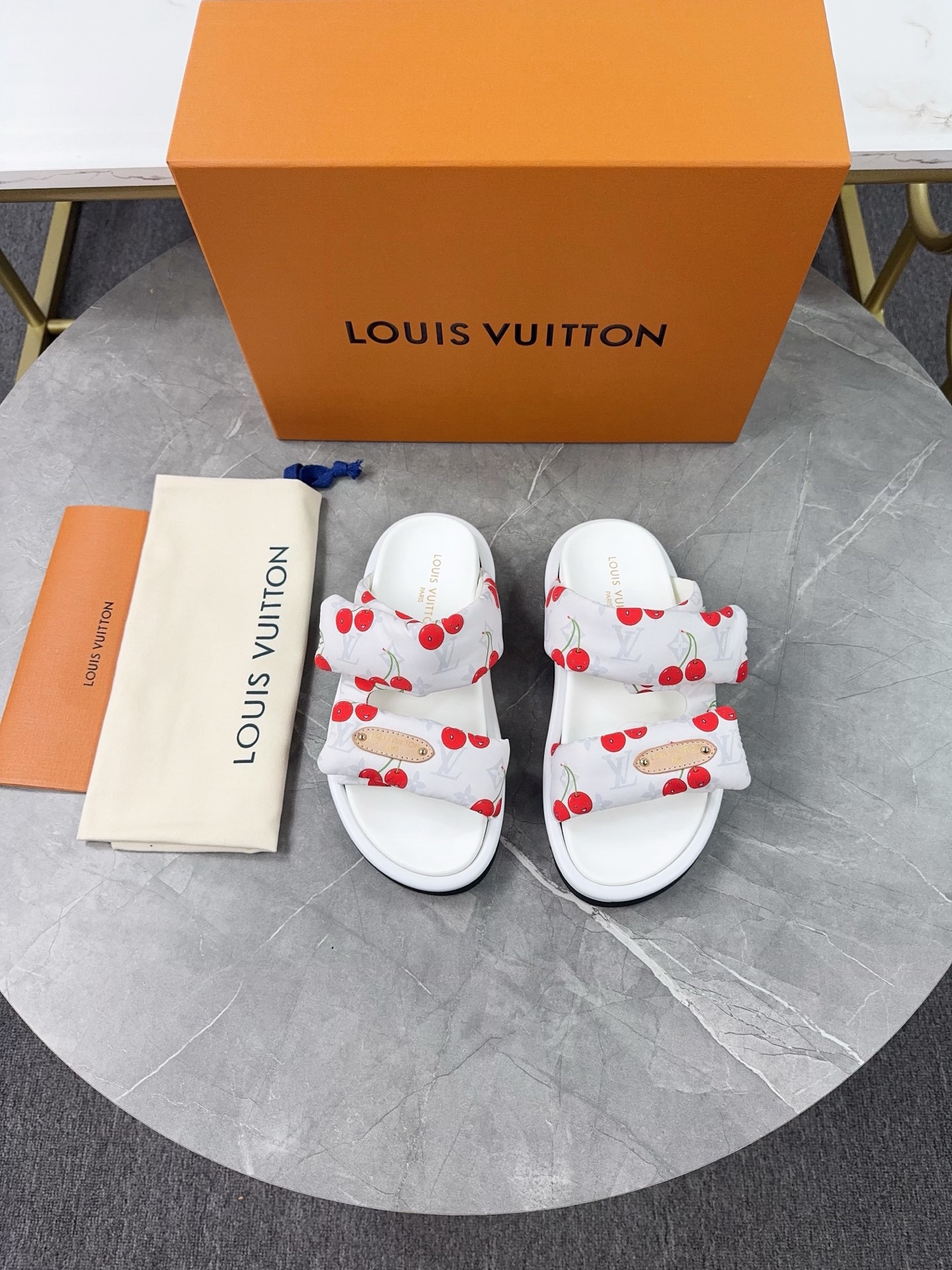 Louis Vuitton Pool Pillow Flat Comfort Slippers Size 36-46