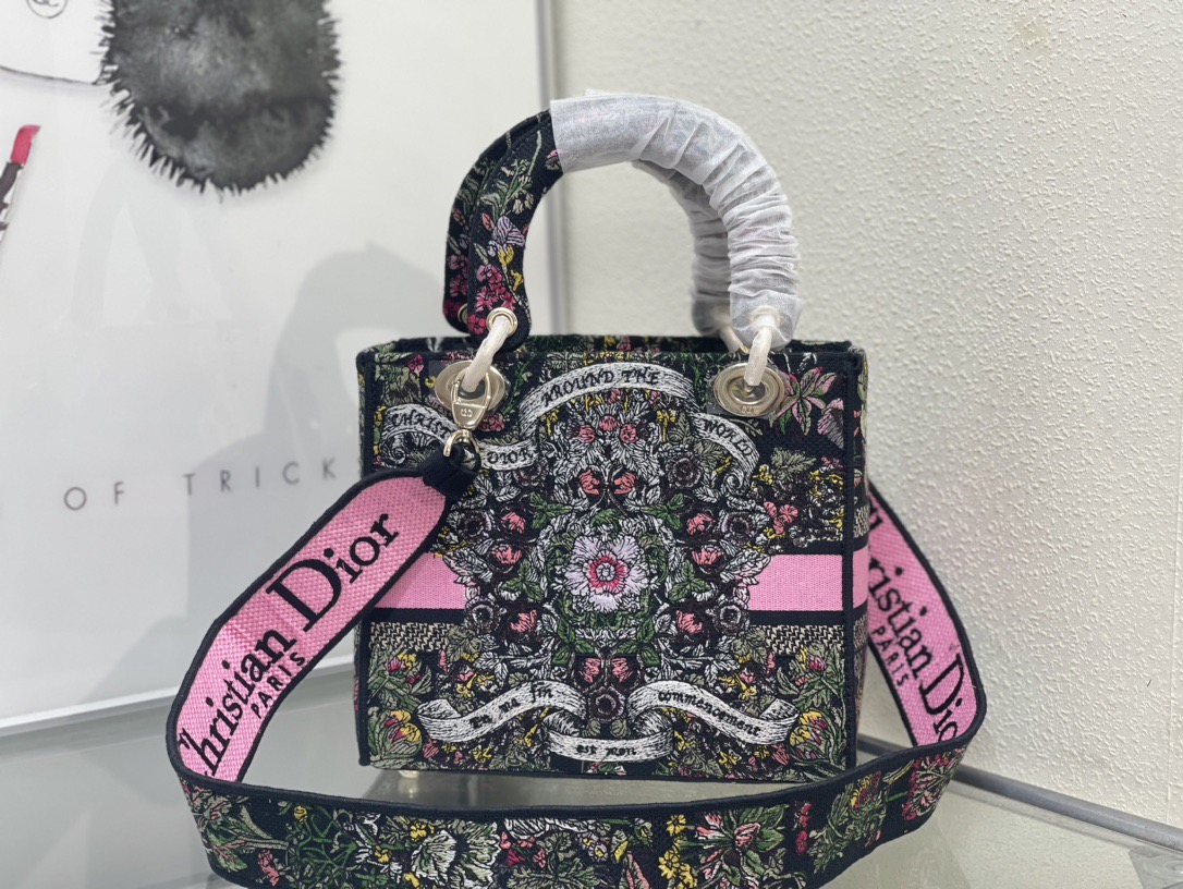 Dior Lady Women Shoulder Bags 24*20*11cm