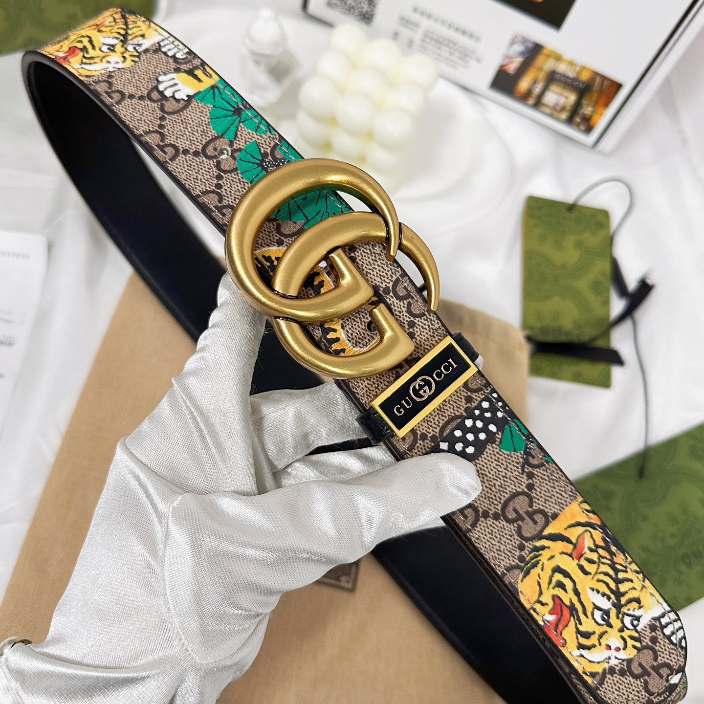Gucci Mens Belt Width 3.8cm