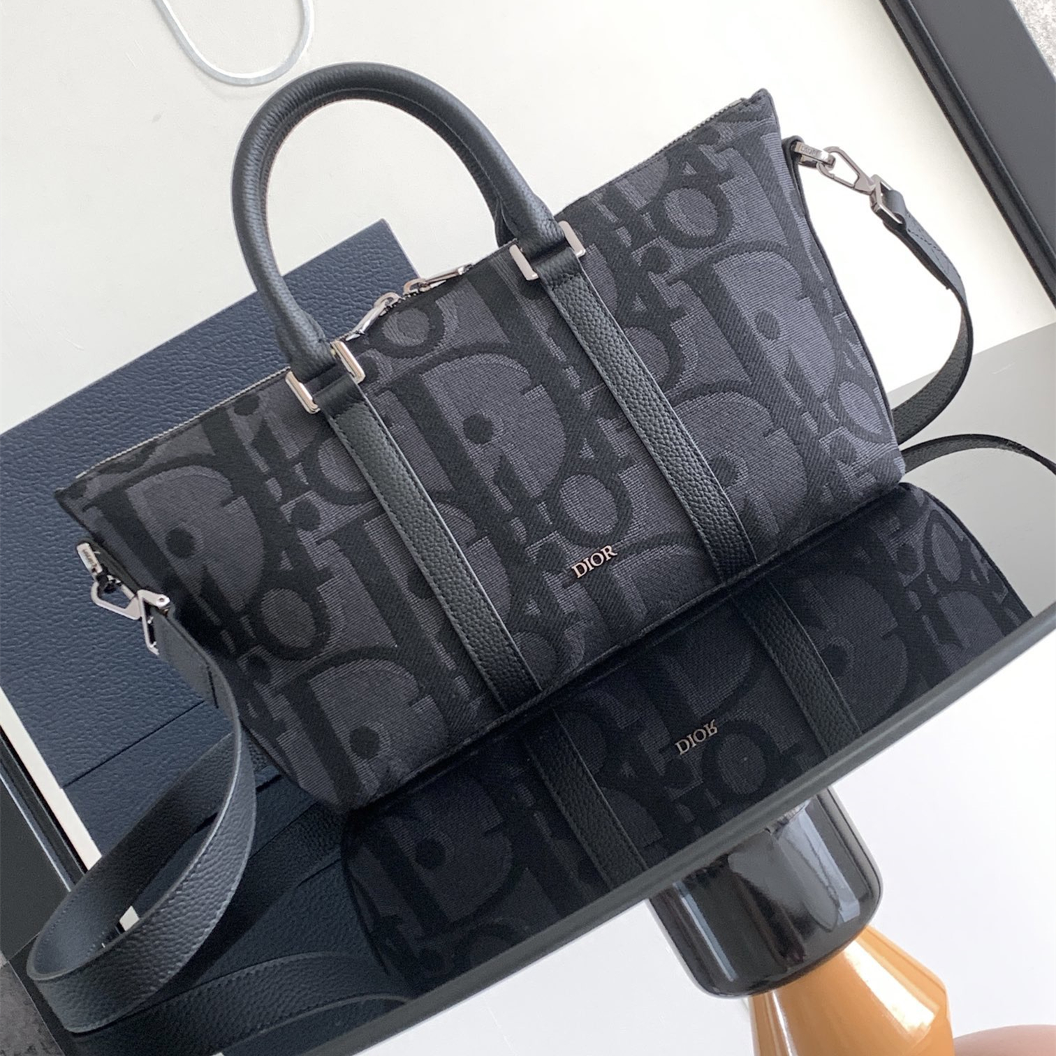 Dior Weekender 25 Mens Shoulder Bags Size 32*18.5*12cm