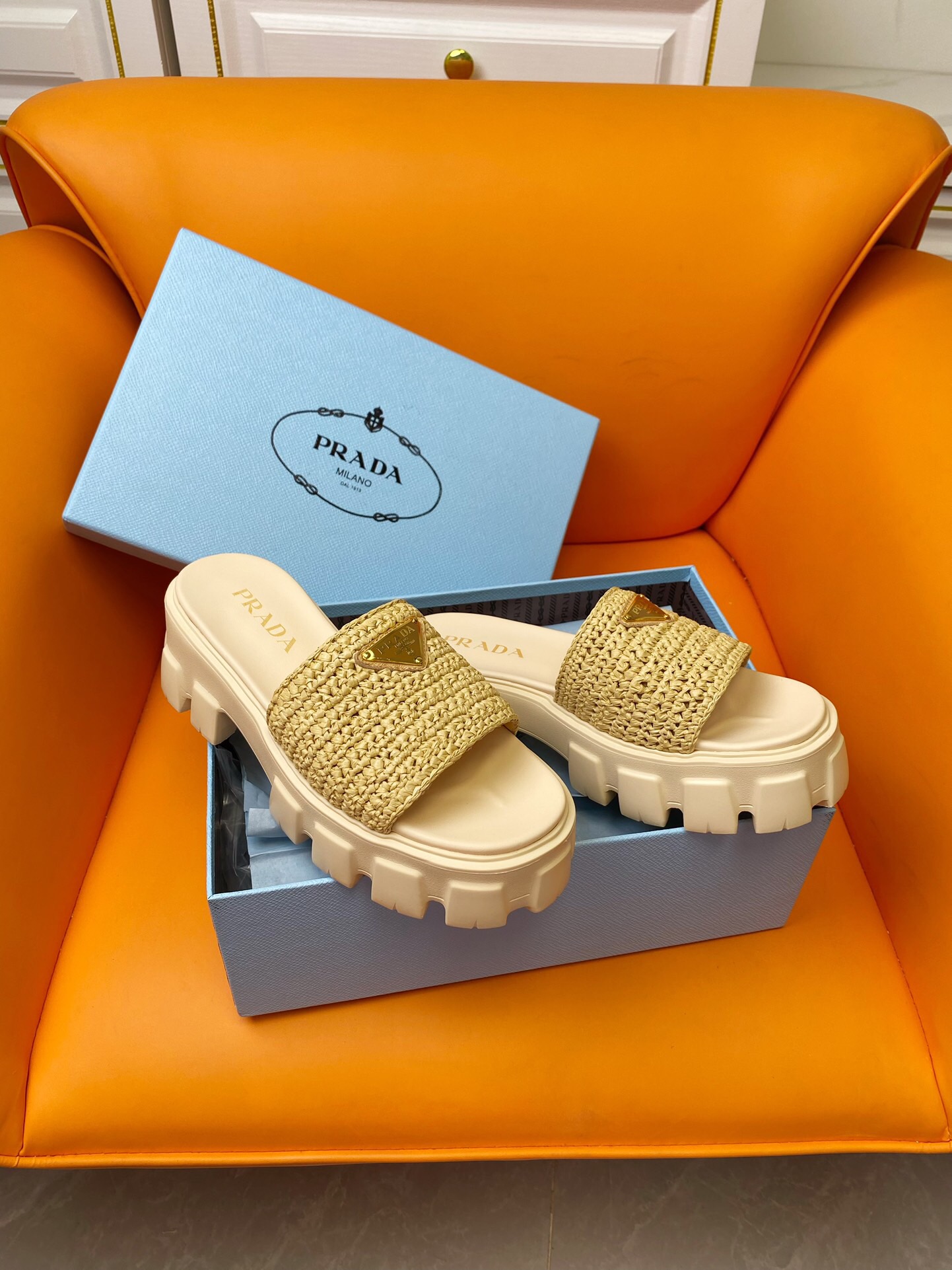 Prada 2024 New Monolith sandals Size 36-40