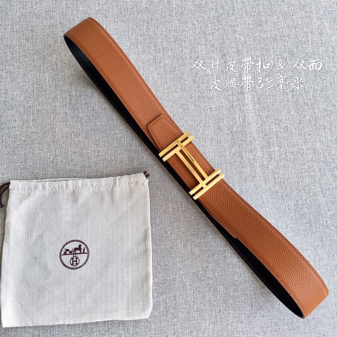 Hermes Mens Belt Width 3.8cm