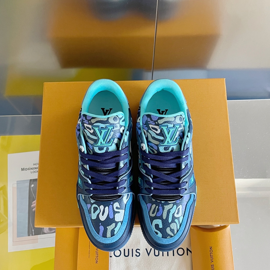 Louis Vuitton 2024New LV Trainer Sneaker Size 36-46