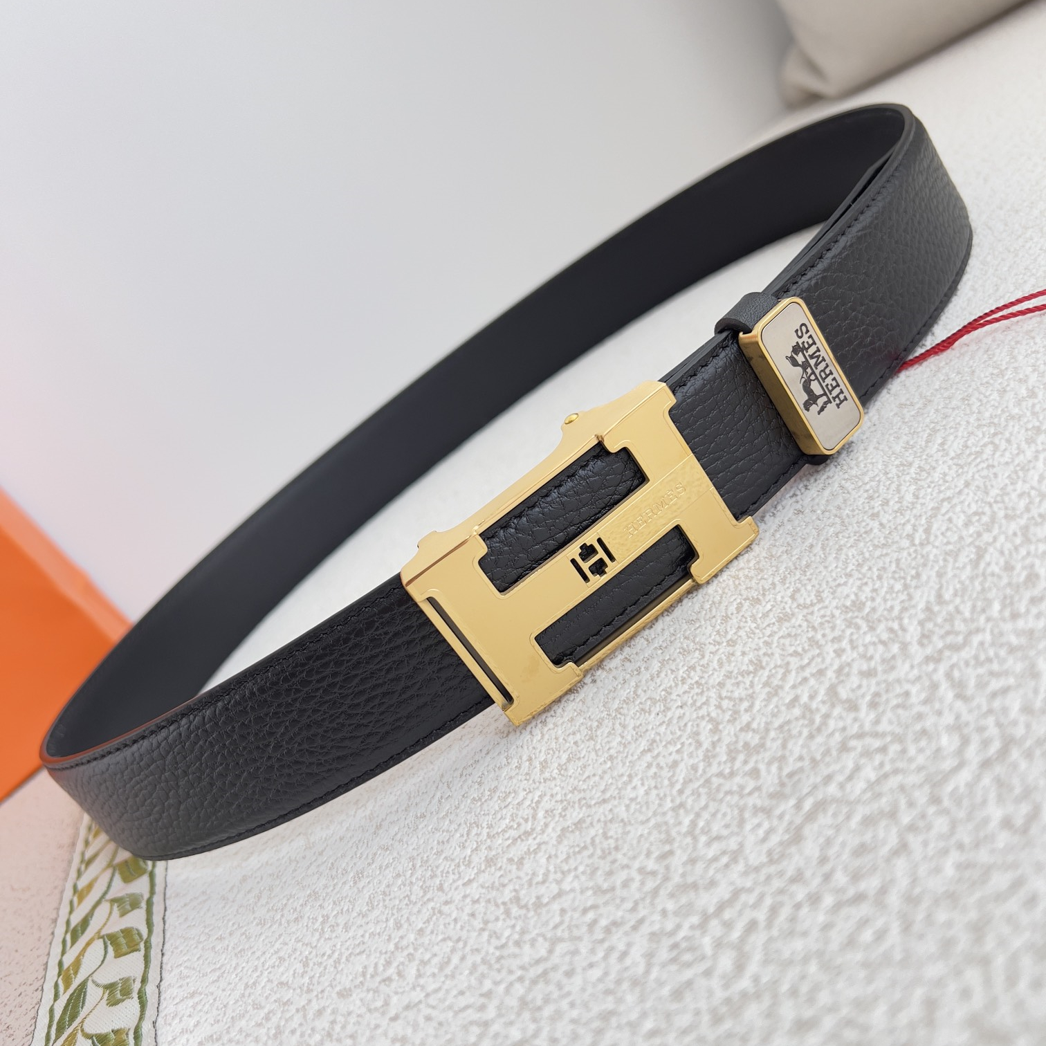 Hermes Mens Belt Width 3.5cm
