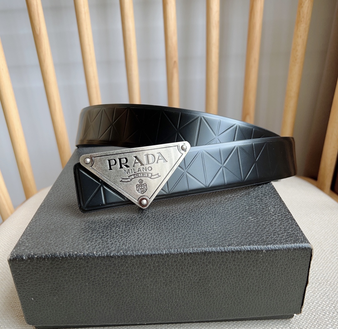 Prada Mens Belt Width 3.5cm