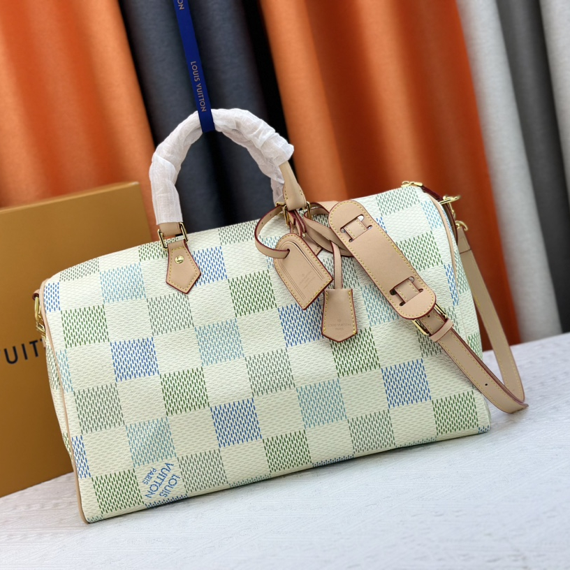 Louis Vuitton M24422 Speedy P9 Bandoulière 40 Monogram Leather Pharrell Williams Travel Bags Size 40*26*23cm