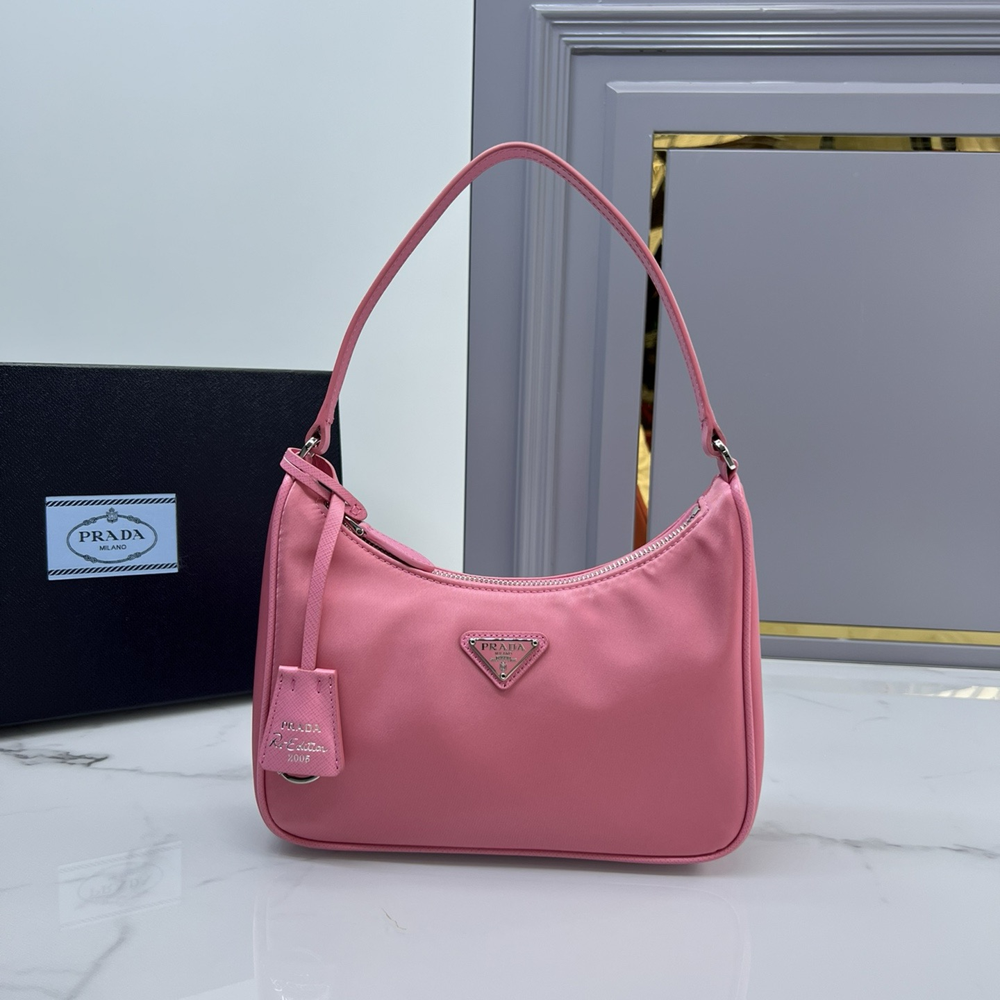 Prada 1NE204 Redition 2005 Women Shoulder Bags 22*18*6.5cm