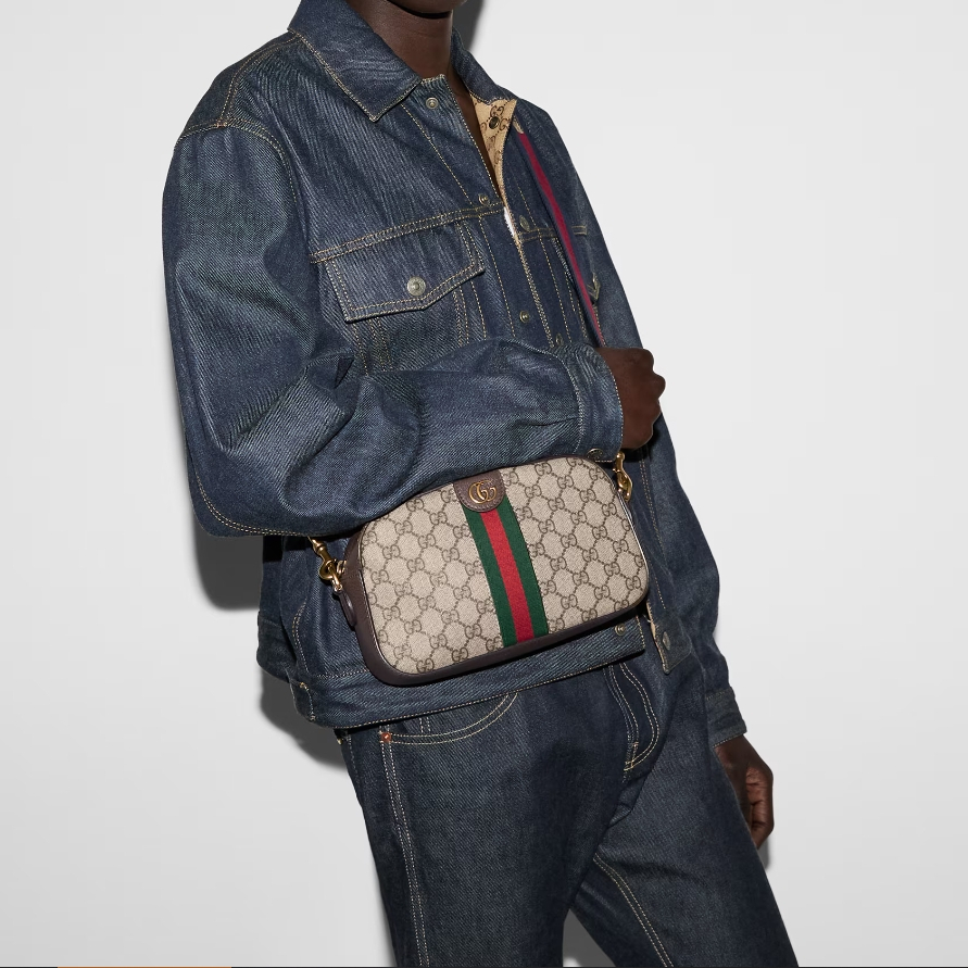 Gucci Kleine Ophidia Mit GG Mens Shoulder Bags Size 24*15*7.5cm