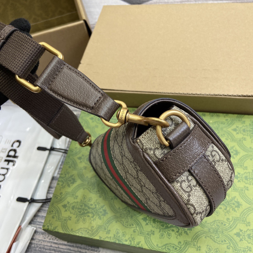 Gucci Ophidia Super-Mini Women Shoulder Bags Size 18.5*10*5.5cm