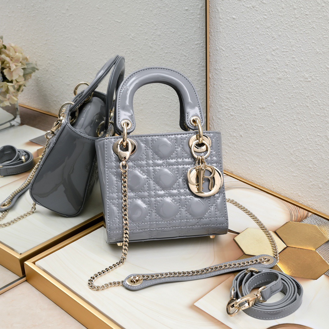 Dior Mini Lady Classic Women Shoulder Bags 17cm