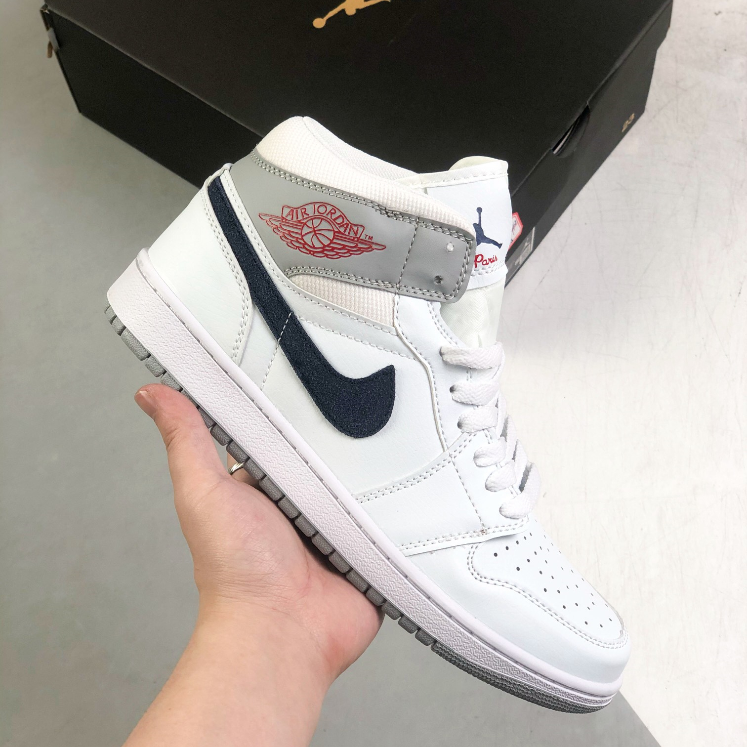 Nike Air Jordan 1 x OFF White Low Top Sneakers Shoes Gr. 36-46