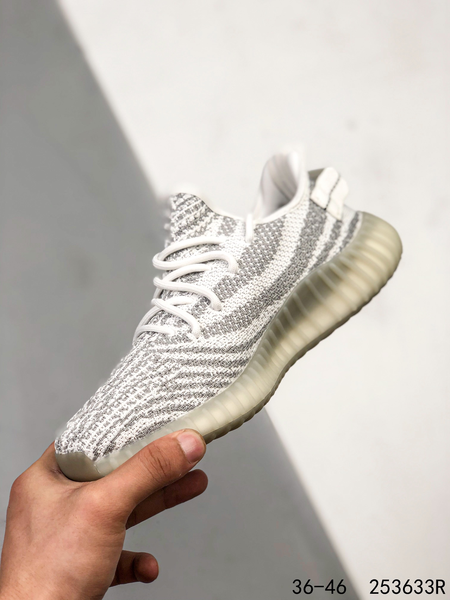Yeezy 350 Boost 350 V2 Mens/Women Sneakers Shoes White Gray 36 - 46
