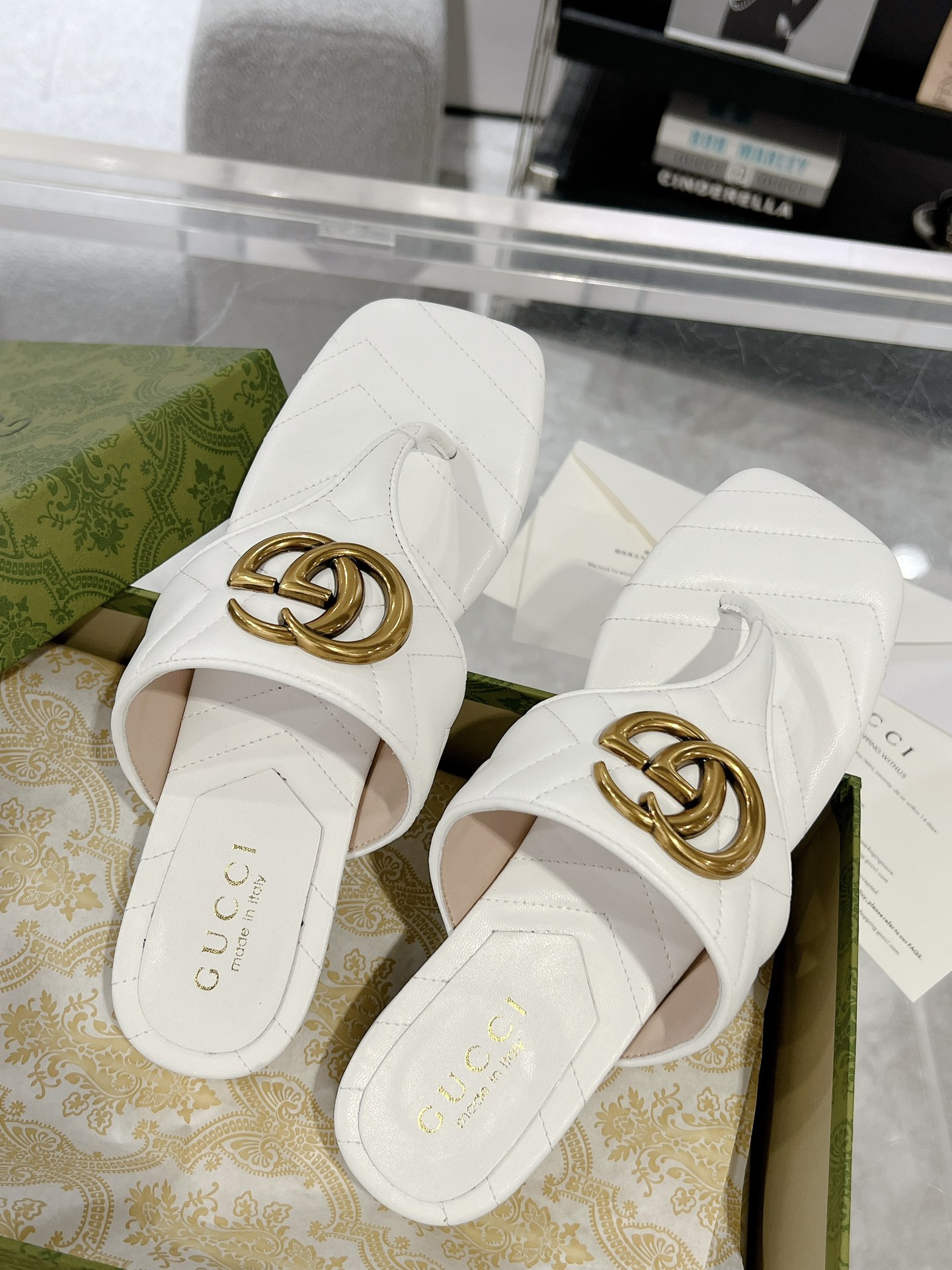 Gucci GG Marmont Slippers Size 36-41