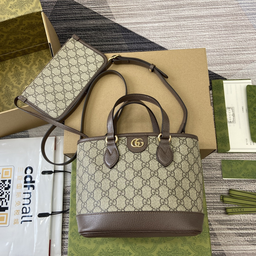Gucci Ophidia GG Mini Shopping Bags Size 22*18*10cm