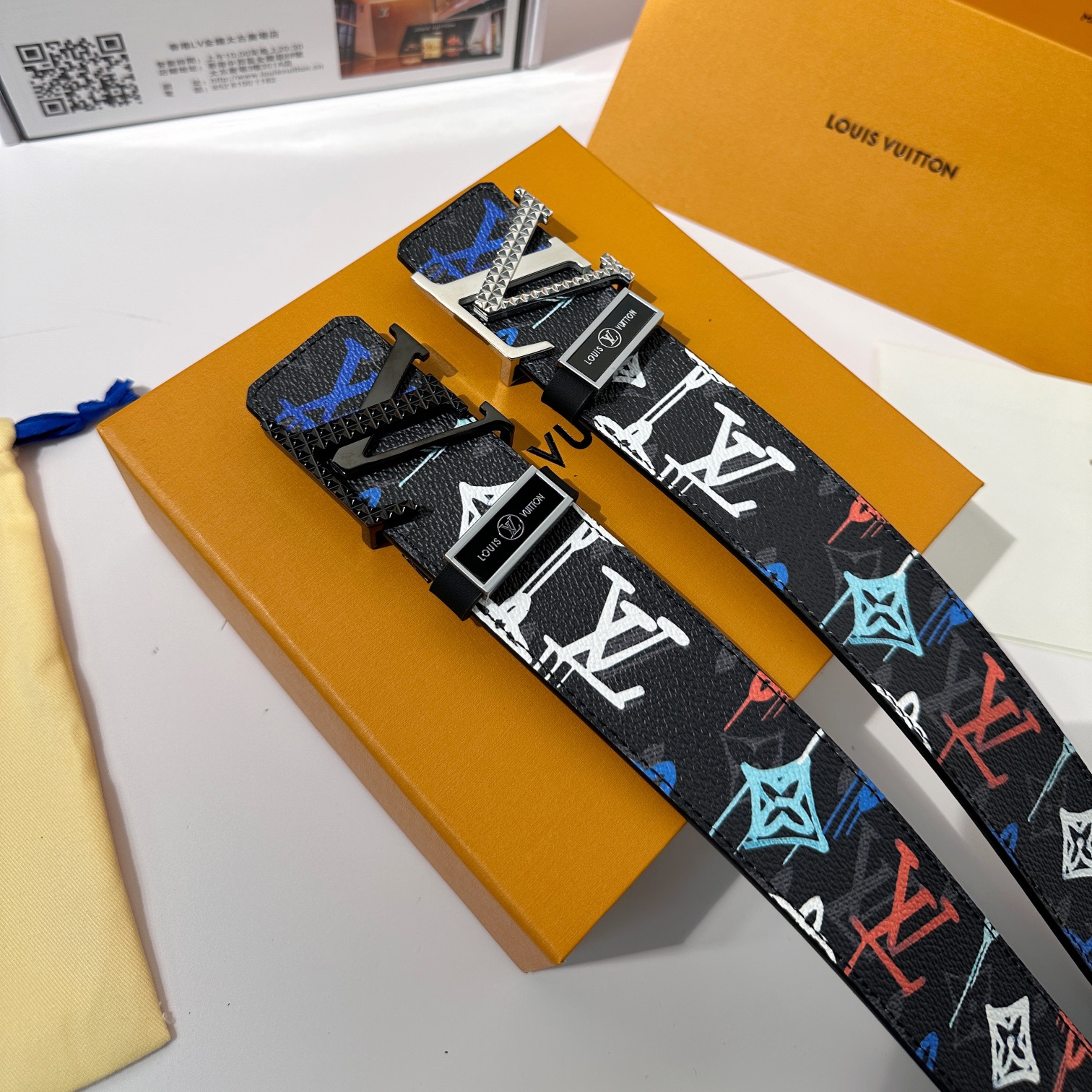 Louis Vuitton Mens Belt Width 3.8cm