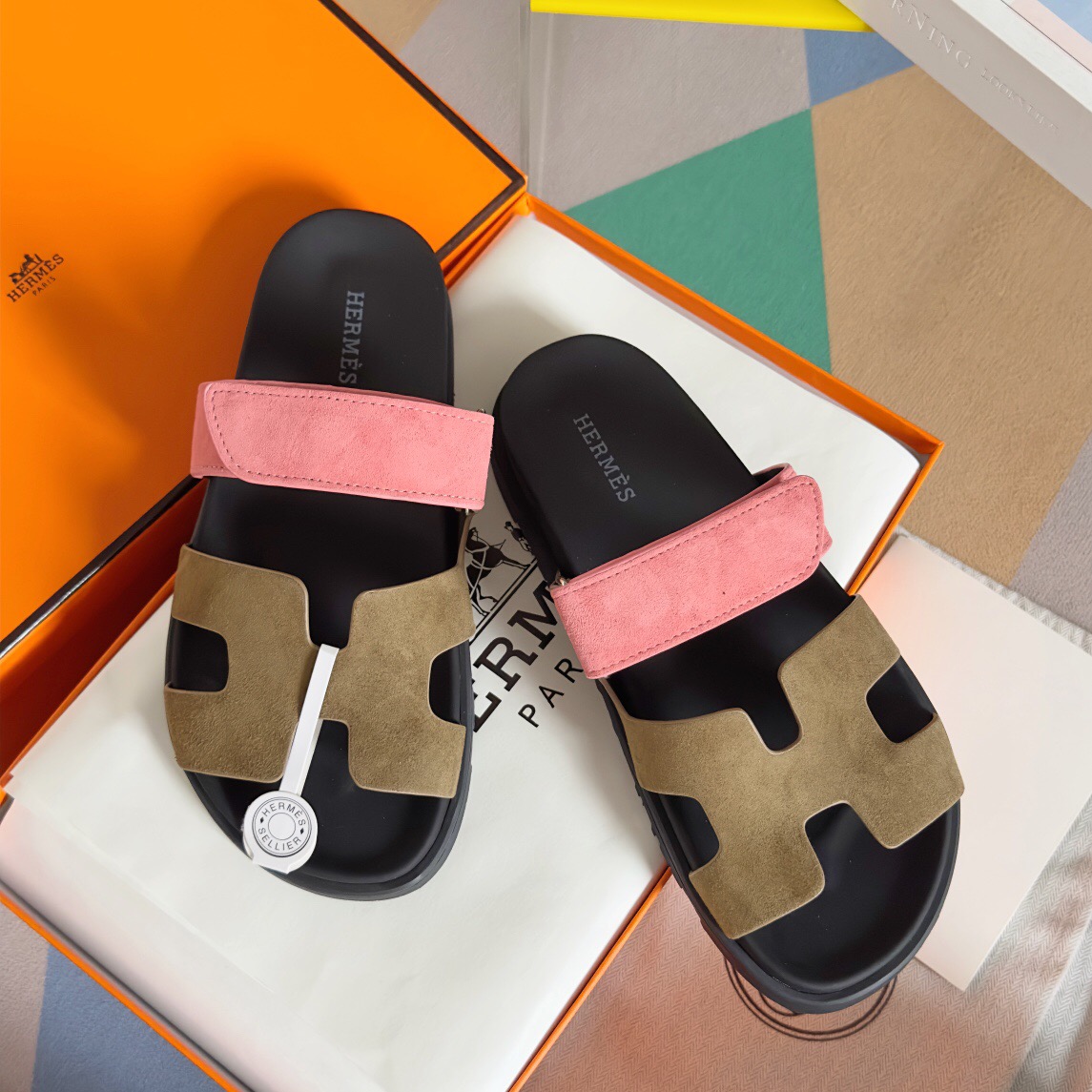 Hermes chypre Slippers Size 36-45