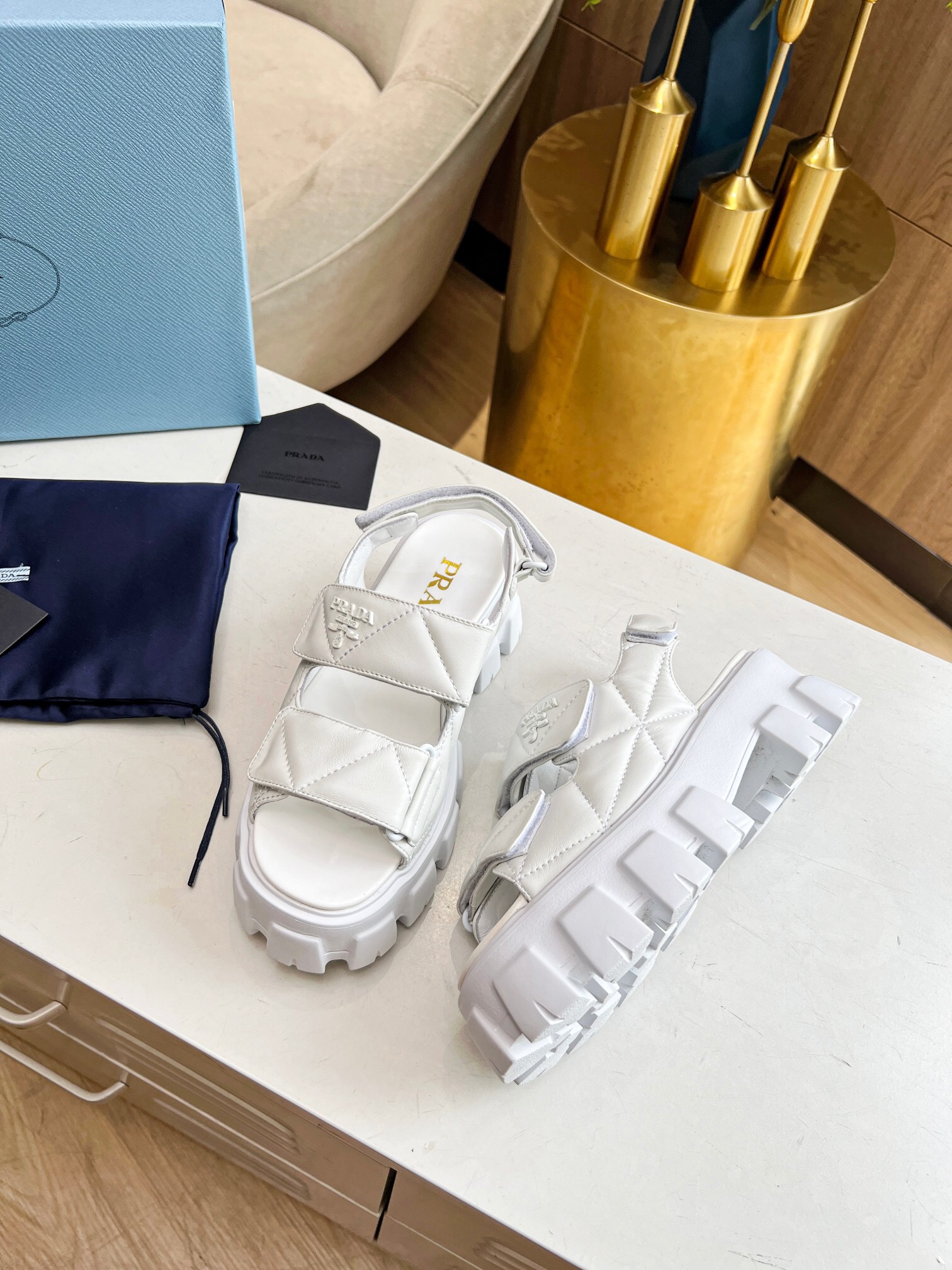 Prada 2024 New Monolith sandals Size 36-41