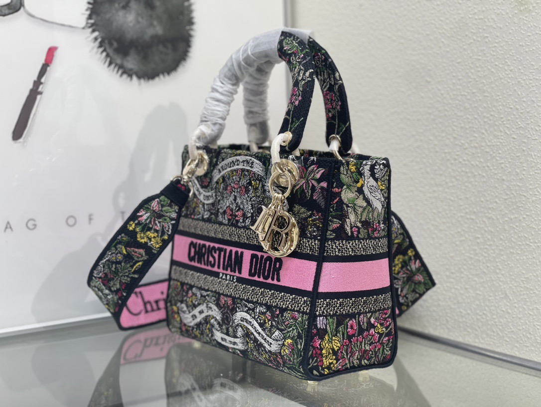 Dior Lady Women Shoulder Bags 24*20*11cm