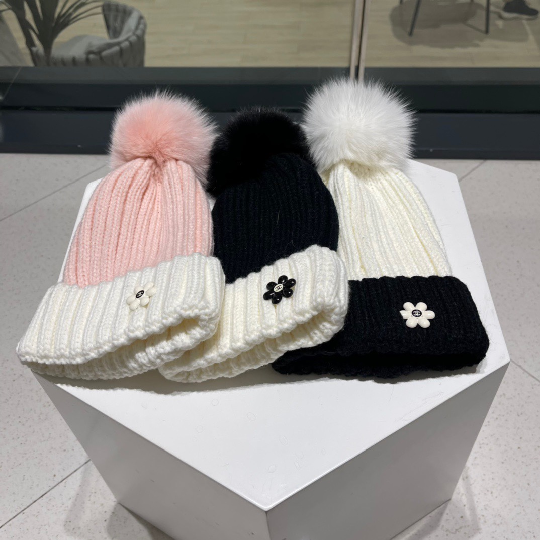 Chanel Knitted Hat 3-Color