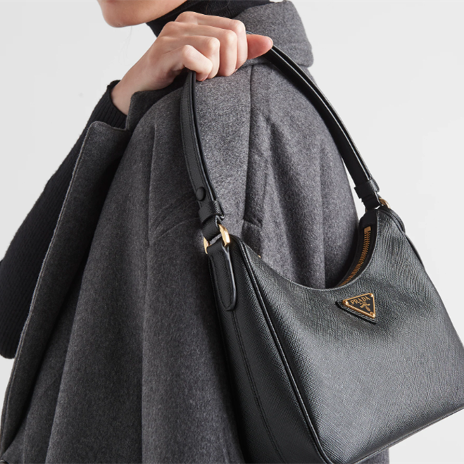 Prada 1BC204 Saffiano Leather Women Shoulder Bags Size 22*18*6cm