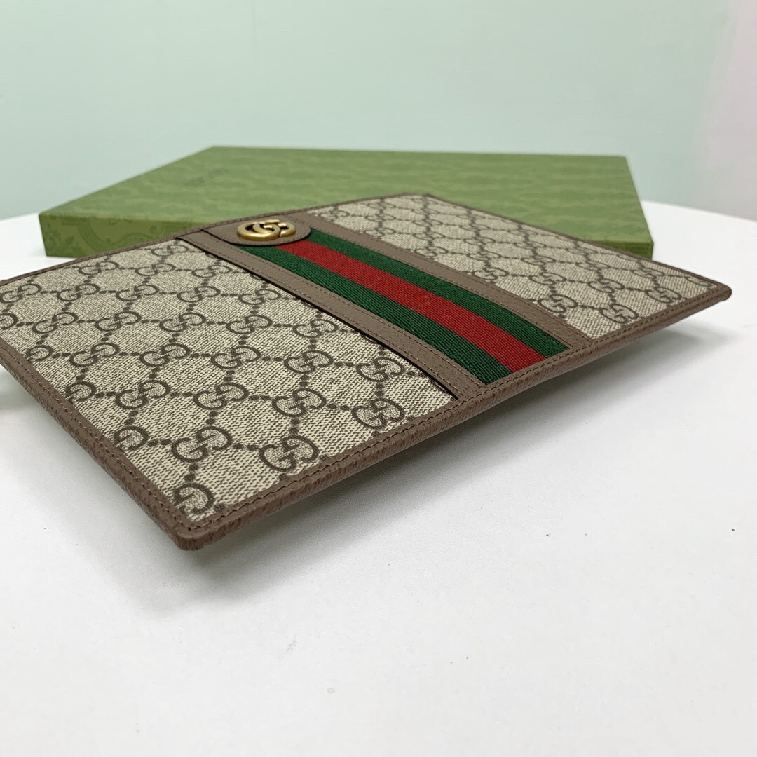 Gucci New GG Supreme Clutch Size 24*17.5*1cm Style 672989