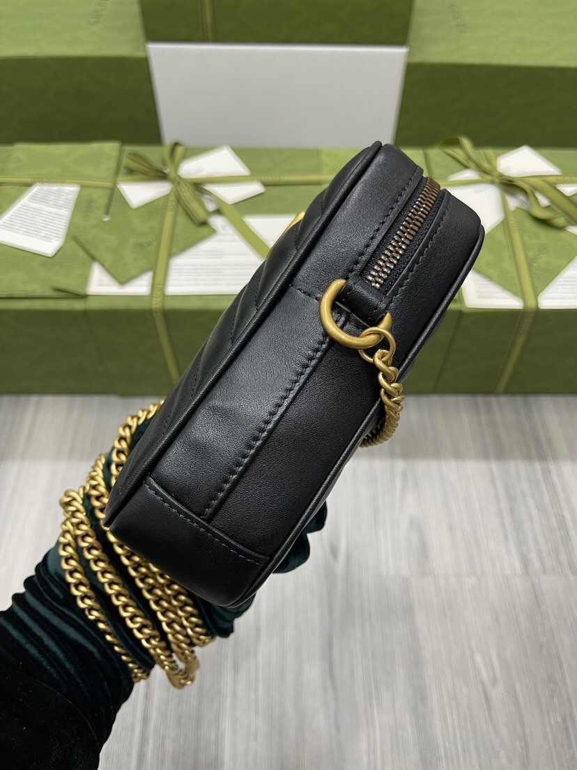 Gucci GG Marmont Bucket Women Shoulder Bags Size 10.5*17*5cm