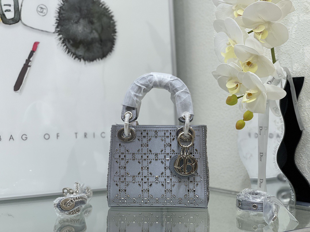 Dior Lady Women Shoulder Bags 17*15*7cm