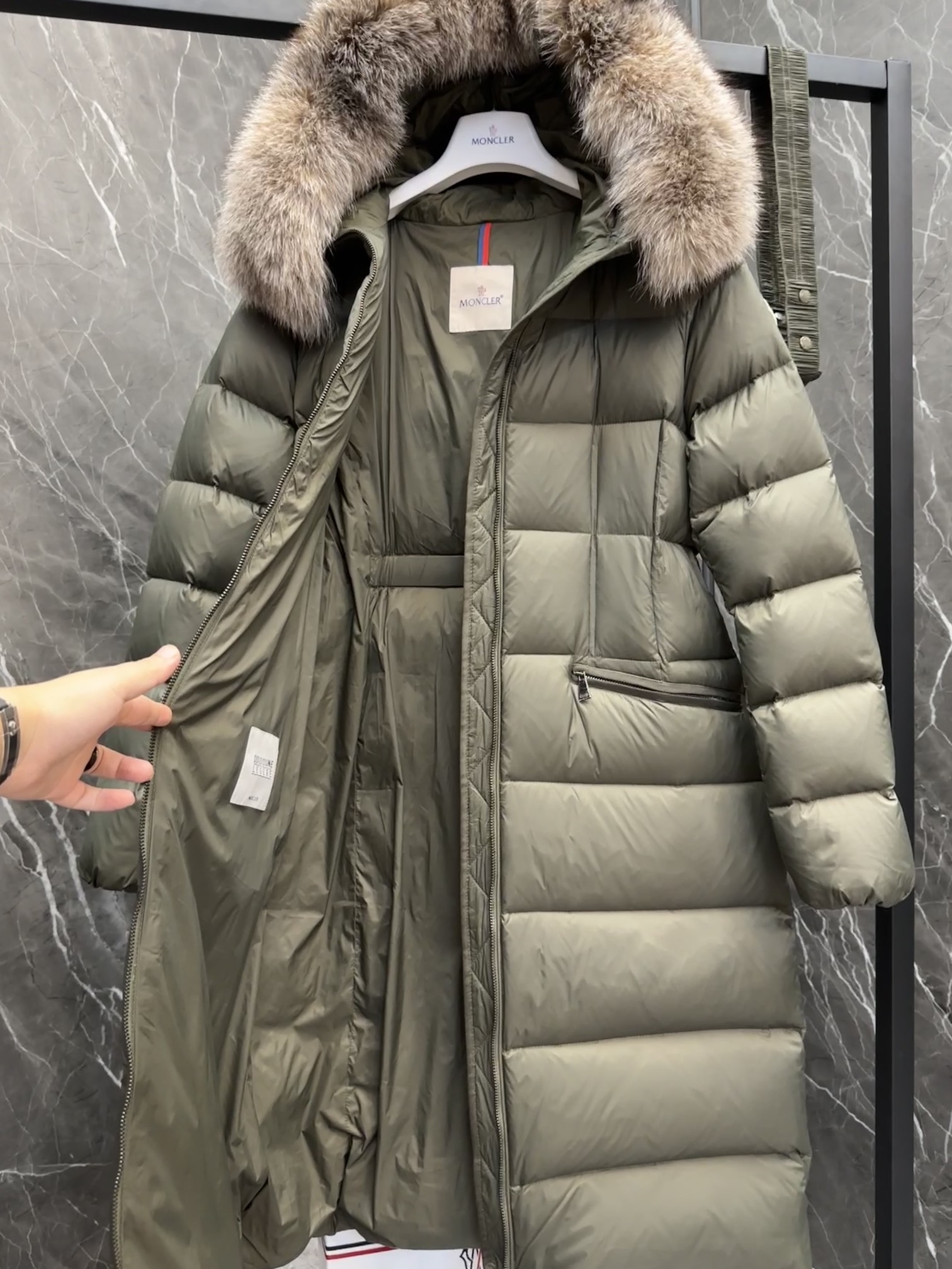 Moncler Boed Long Women Down Jacket Size S-XL