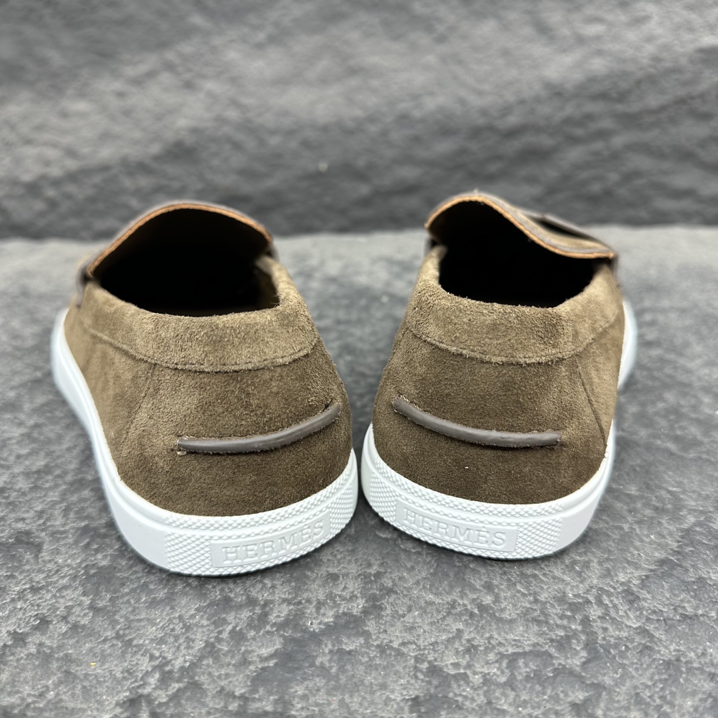 Hermes Job Unisex Loafers Size 35-46