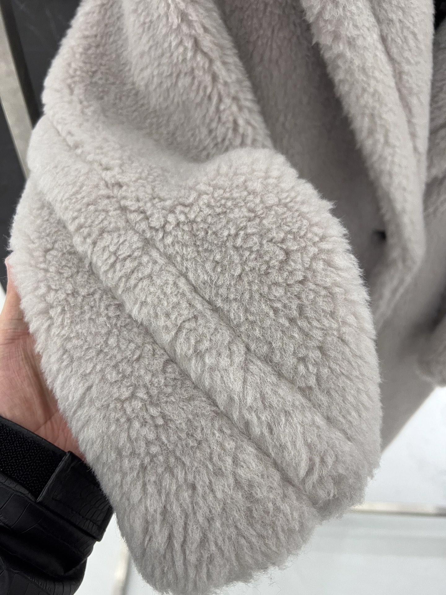 Max Mara Teddy fur long coat Size XS-M