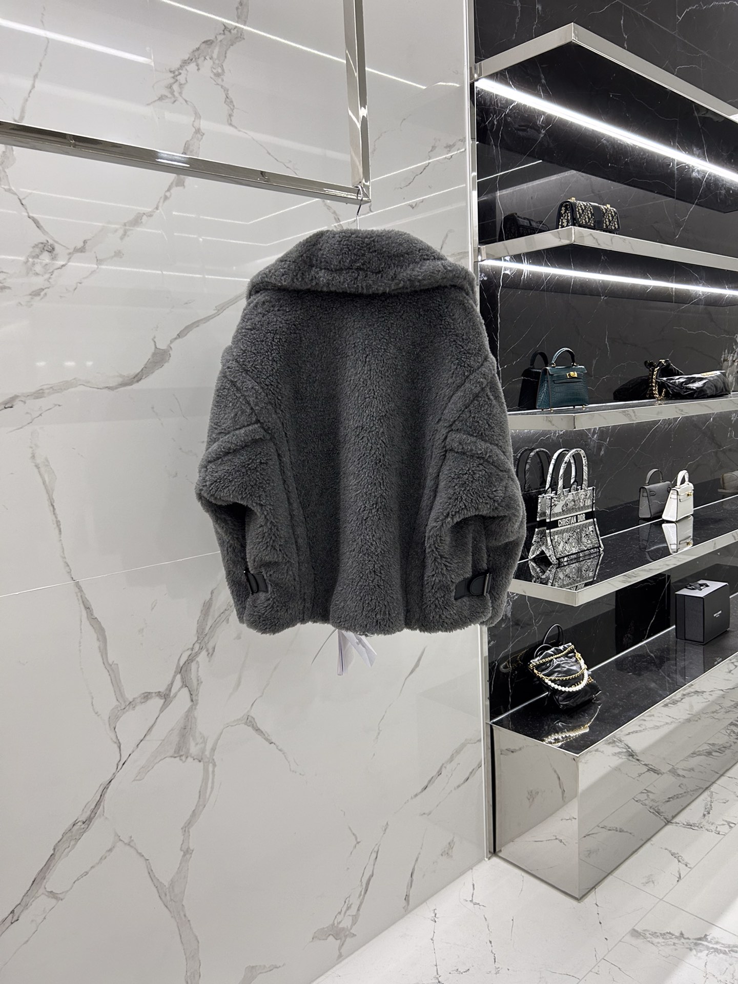 Max Mara Teddy fur Short coat Size XS-M