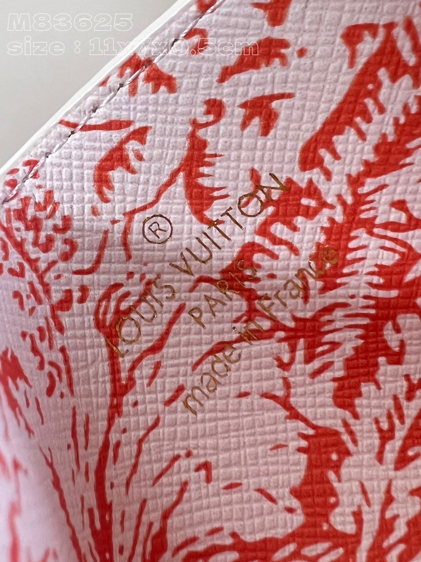 Louis Vuitton M83625 Card Holder Size 11*7*0.5cm