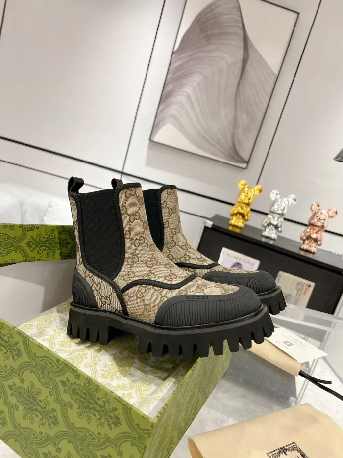 Gucci 23fw New Boots Unisex Size 35-46
