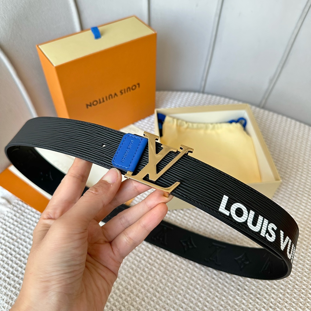 Louis Vuitton Mens Belt Width 4cm