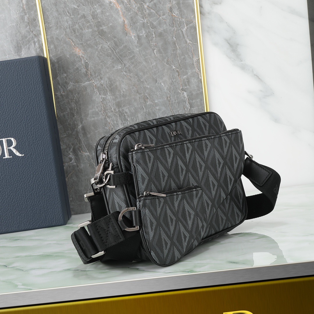 Dior CD Diamond Mens Shoulder Bags Size 23*16.5*4cm