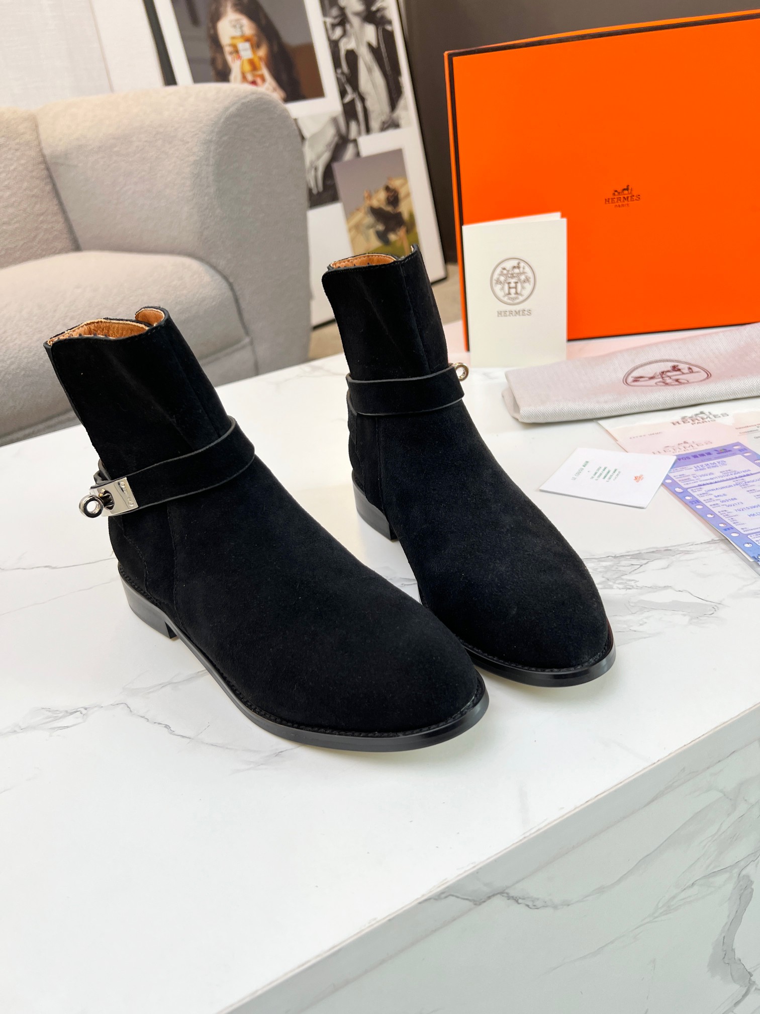 Hermes Women Kelly Boots Size 36-41