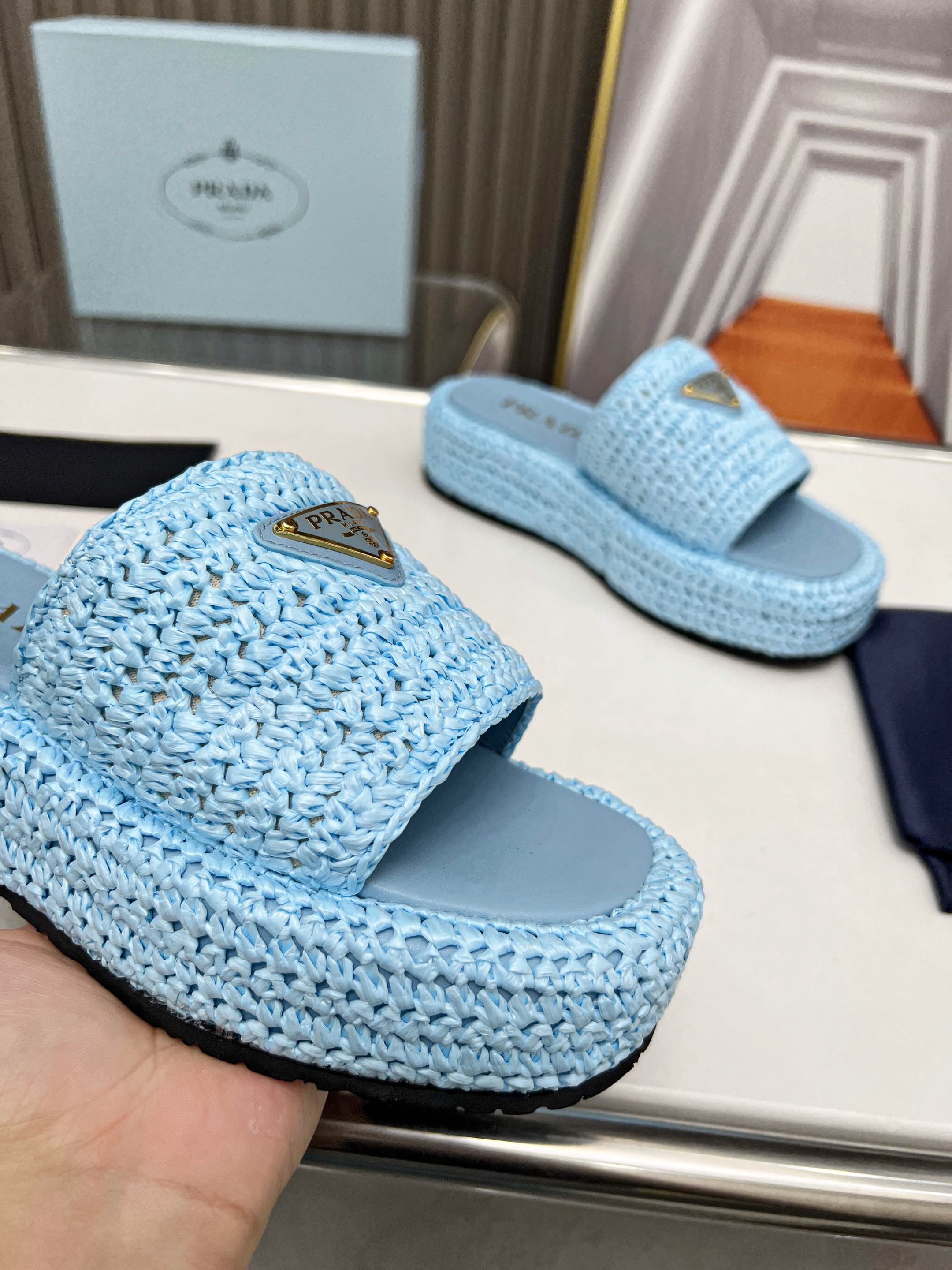 Prada 2024 New Monolith sandals Size 36-41