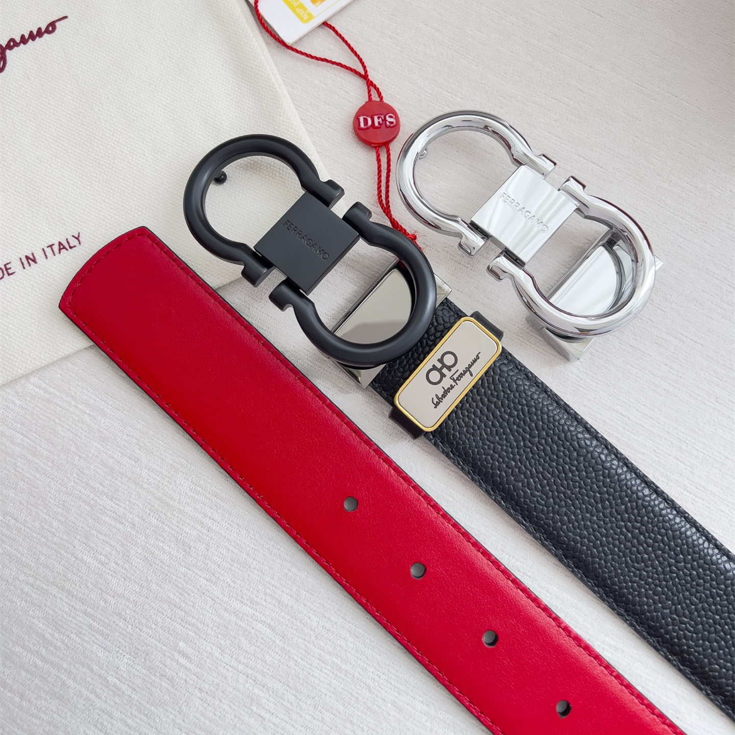 Ferragamo Mens Belt Width 3.5cm